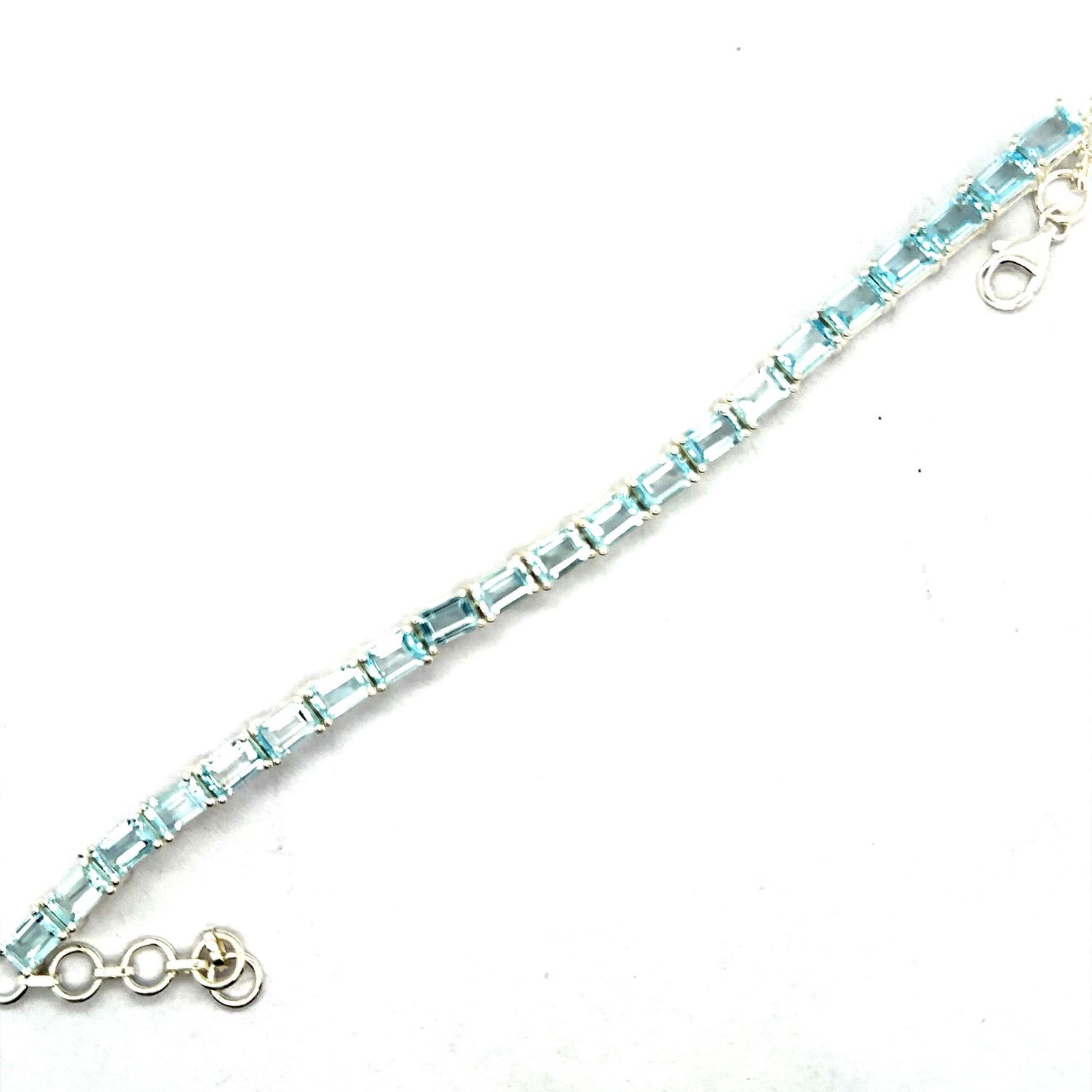 Grandeur Bracelet, Stone: Blue Topaz
