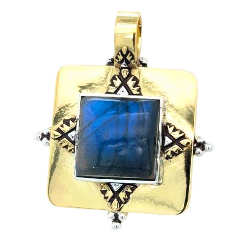 Brass Earth Song Revival Unisex Pendant