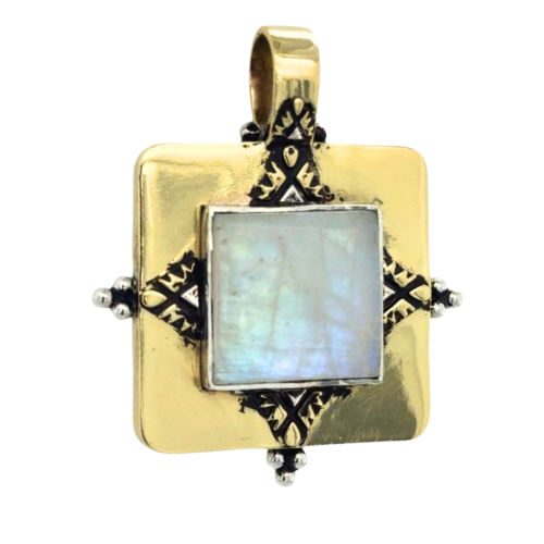 Brass Earth Song Revival Unisex Pendant