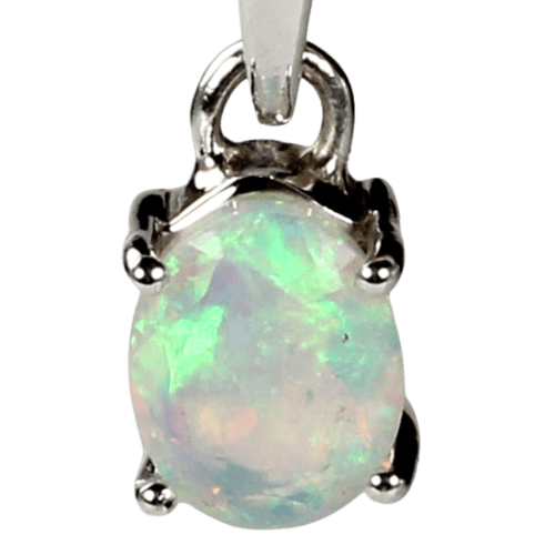 Opal Ethiopian Precious Pendant, Shape: Rectangle