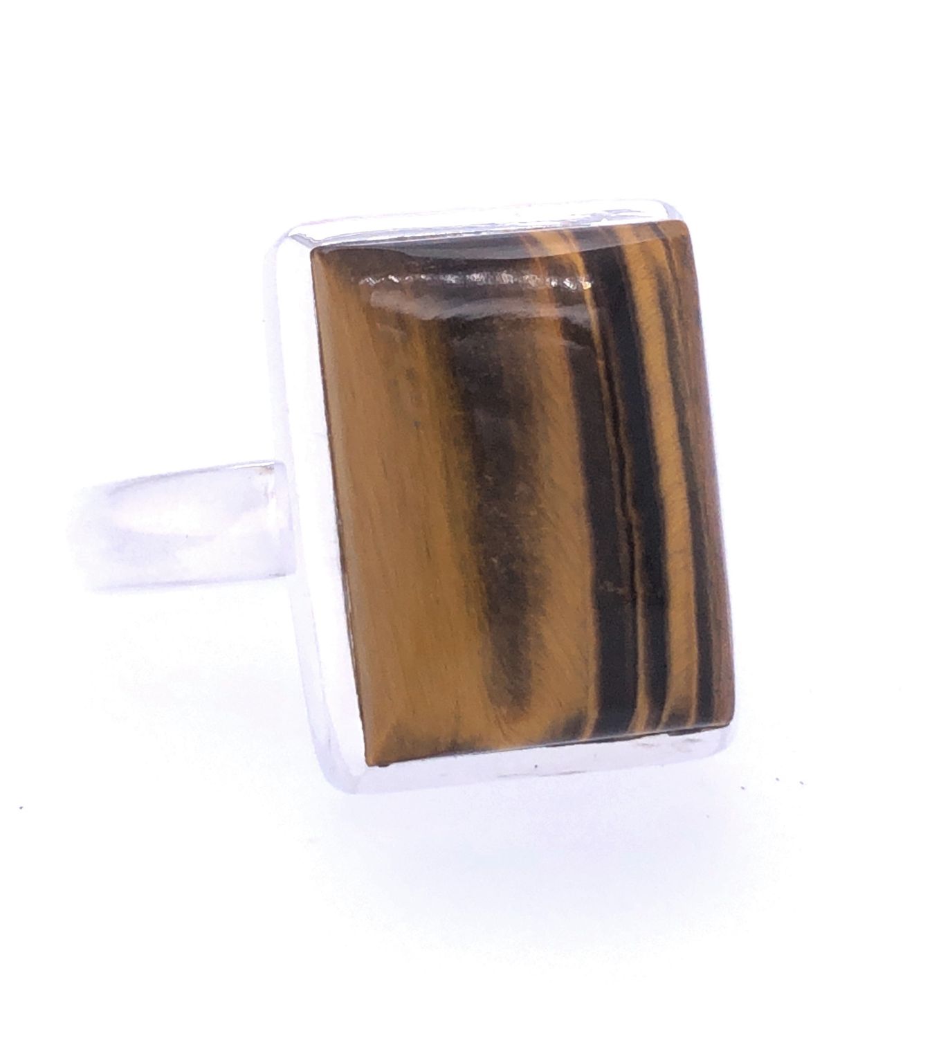 Tiger Eye Courage Unisex Ring