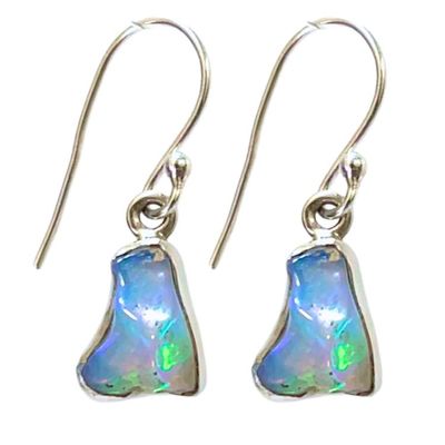 Opal Rough Ethiopian Earrings