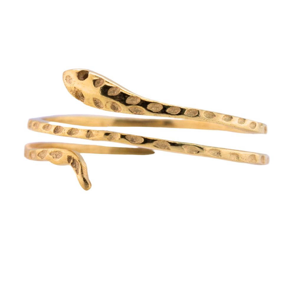 Golden Snake Ring