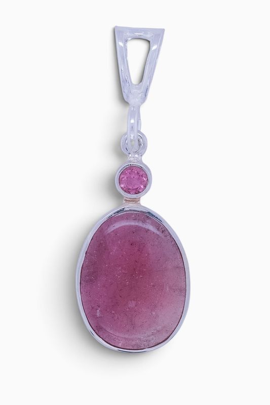 Pink Tourmaline Precious Pendant