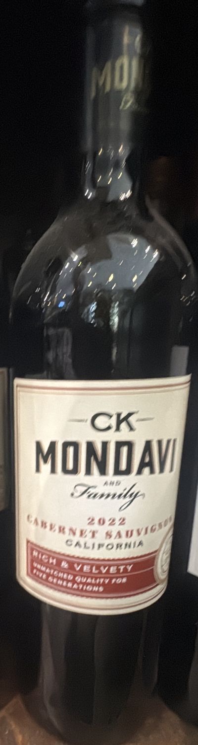 Ck Mondavi Cabernet Sauvignon