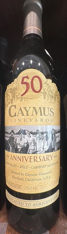 Caymus Napa Cabertnet sauvignon