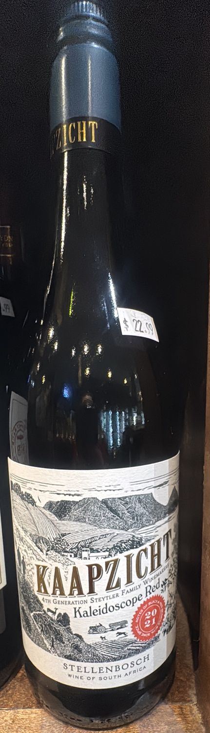 Kaapzicht Kaleido. red wine