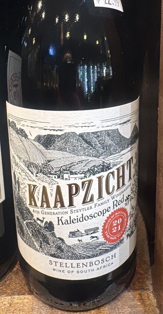 Kaapzicht Kaleido. red wine