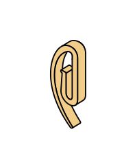 Gardinen G-Haken für 6 mm Aluminiumschienen Köln Bonn