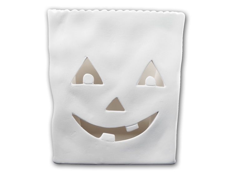 Jack-O-Lantern Votive Bag - 6H x 3.25W x 5L