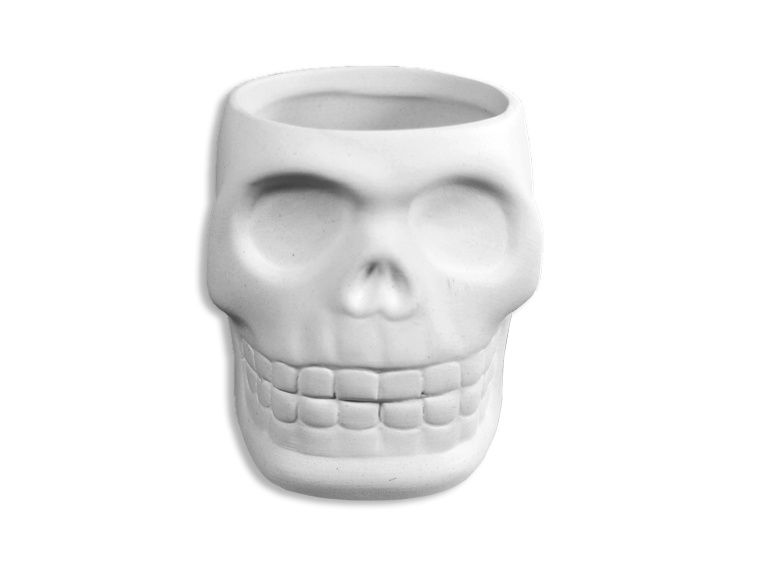 Skull (Head) Shot Glass - 2.5L x 2.5W x 2.75H