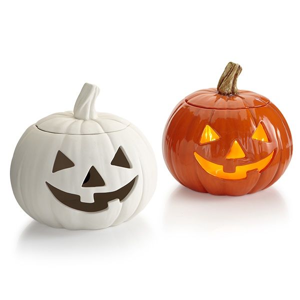 Lg Jack-O-Lantern Light-up kit w Lid - 8D x 8H