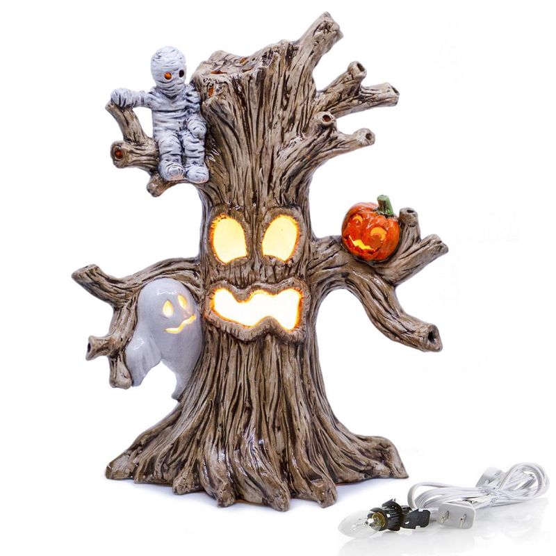 Haunted Halloween Tree Light Up - 12H x 7W