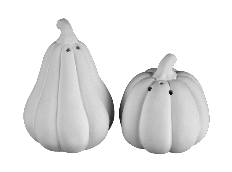 Gourd Salt and Pepper - 3.625H x 2.625D