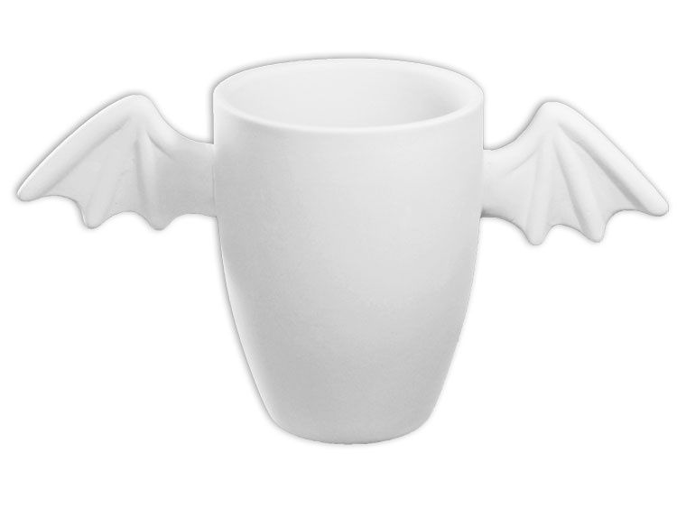 Mad Batter Mug Cup Glass - 8L x 3W x 4H