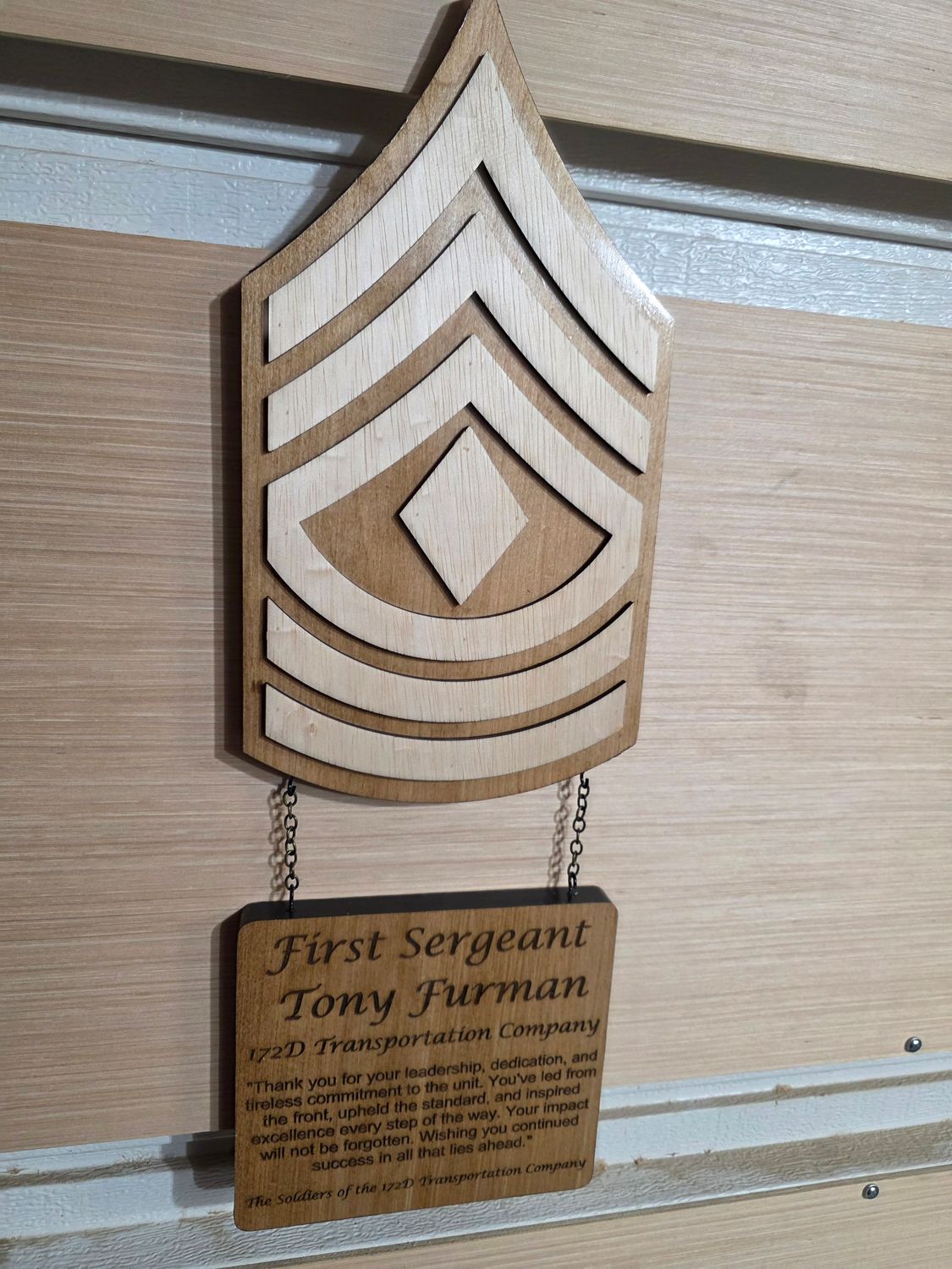 Military Rank Plaques