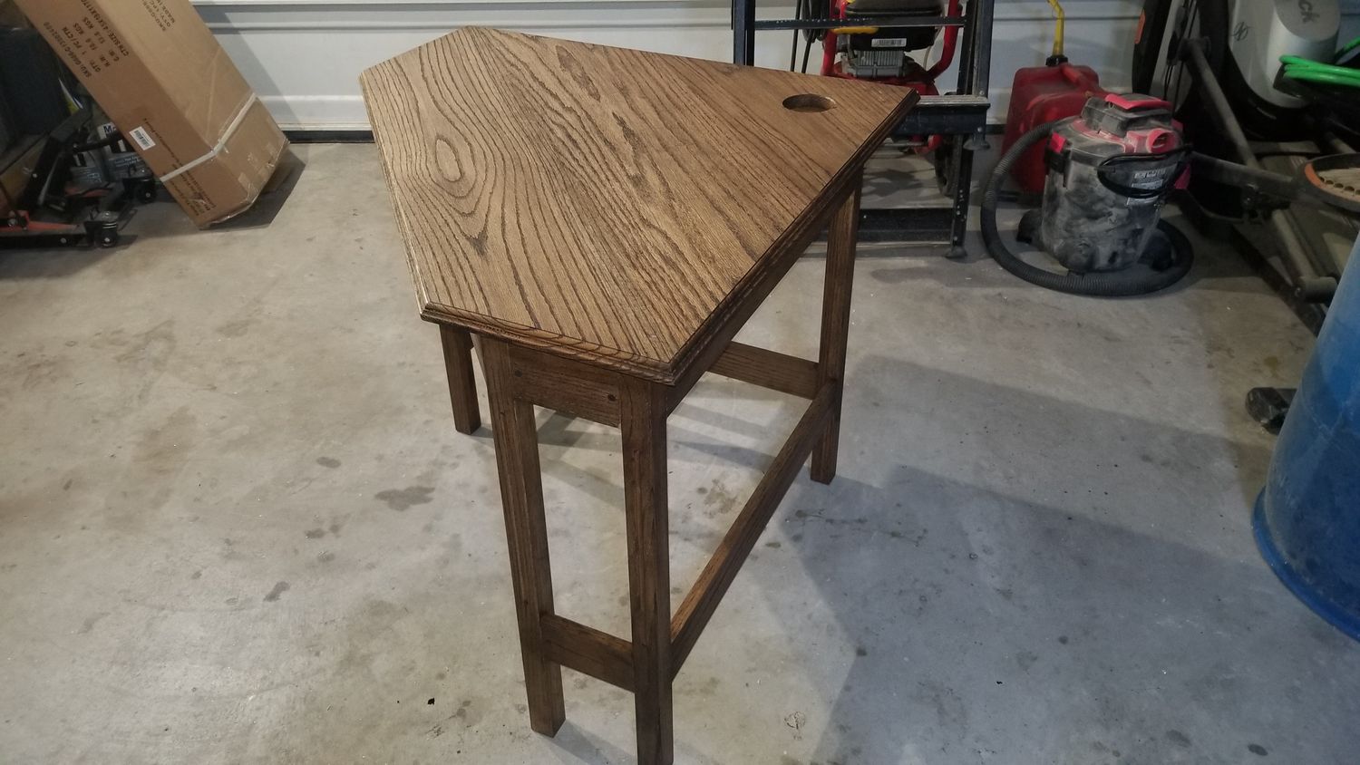 Custom corner desk