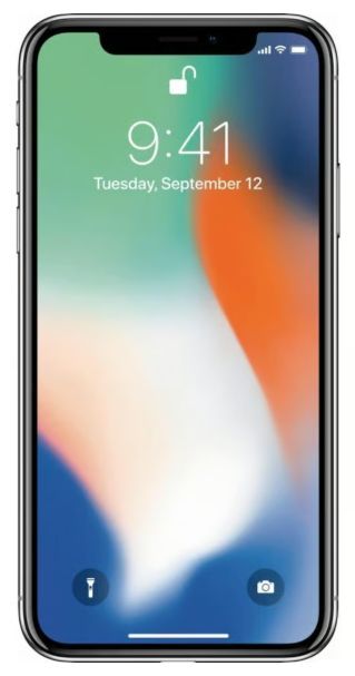 iPhone X Unlocked, United States Pre-owned Silver 64 GB Physical SIM