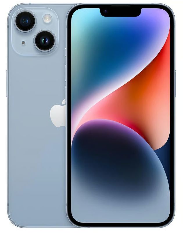 iPhone 14 Unlocked, Blue, 128 GB United States Pre-Owned