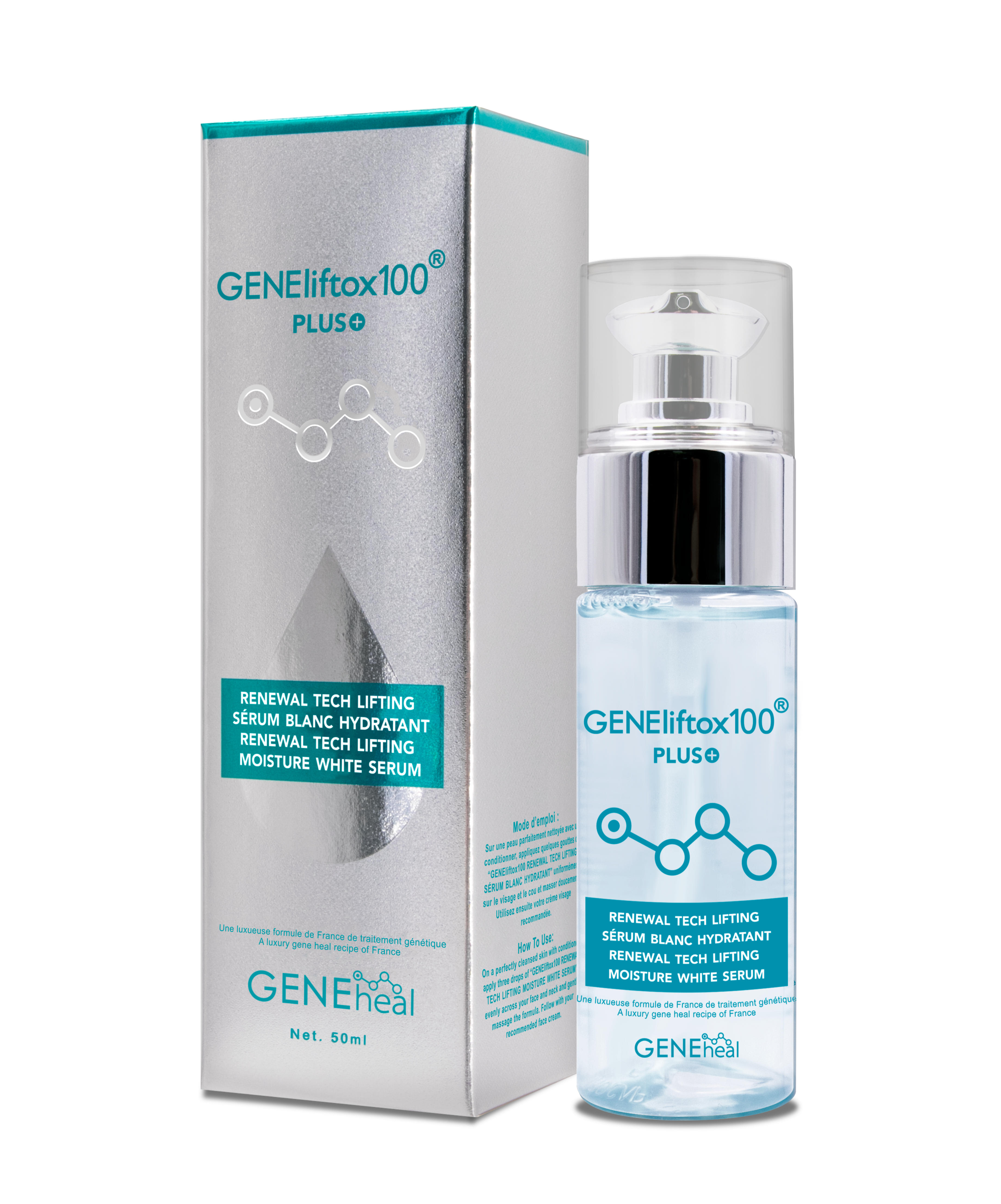 GENEliftox 100 - 再生技術微密毛孔保濕嫩白肌底精醇<<加強版>> GH-E-19-057