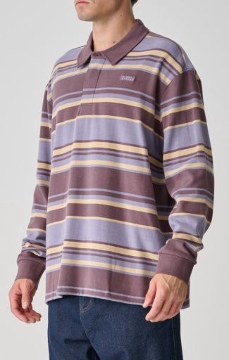 PEACH STRIPE RUGBY