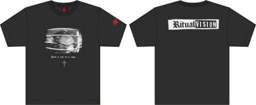 RAT CAGE SS TEE, Colour: BLACK, Size: S