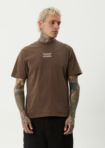Sixsixsix - Retro Tee - Coffee
