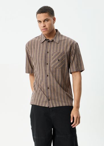 Hometown - Short Sleeve Shirt - Coffee