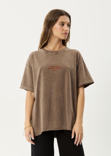 Fatigued - Oversized Tee - Coffee
