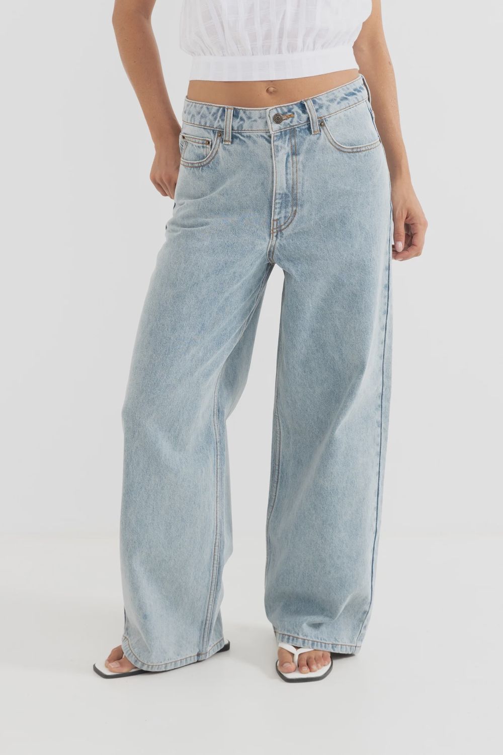 Boyfriend Jean Blue, Size: 10/M