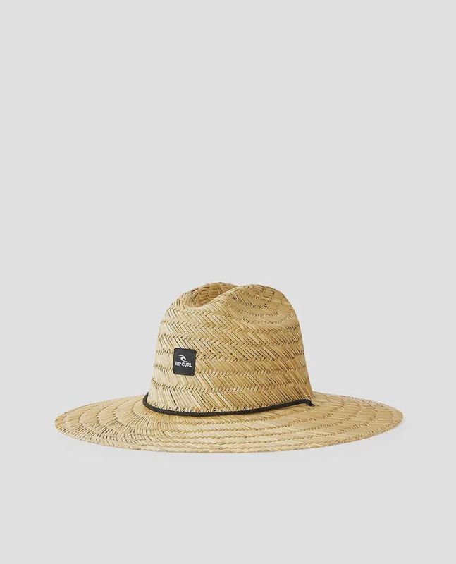 Ripcurl Brand Straw Hat - Natural LXL
