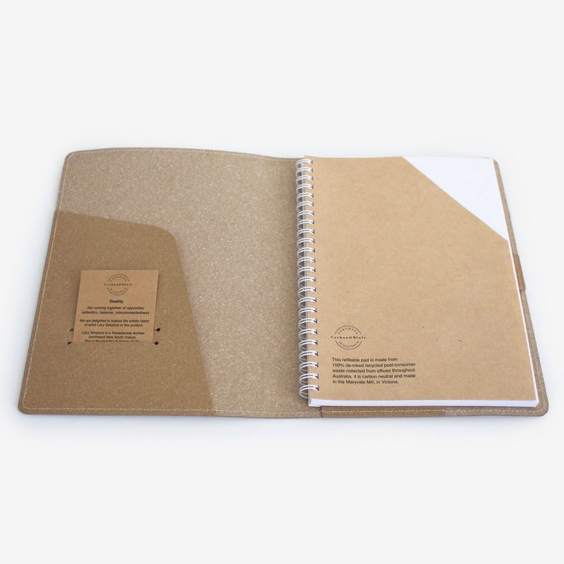 A5 Duality Journal -Lucy Simpson Collab Natural Craft