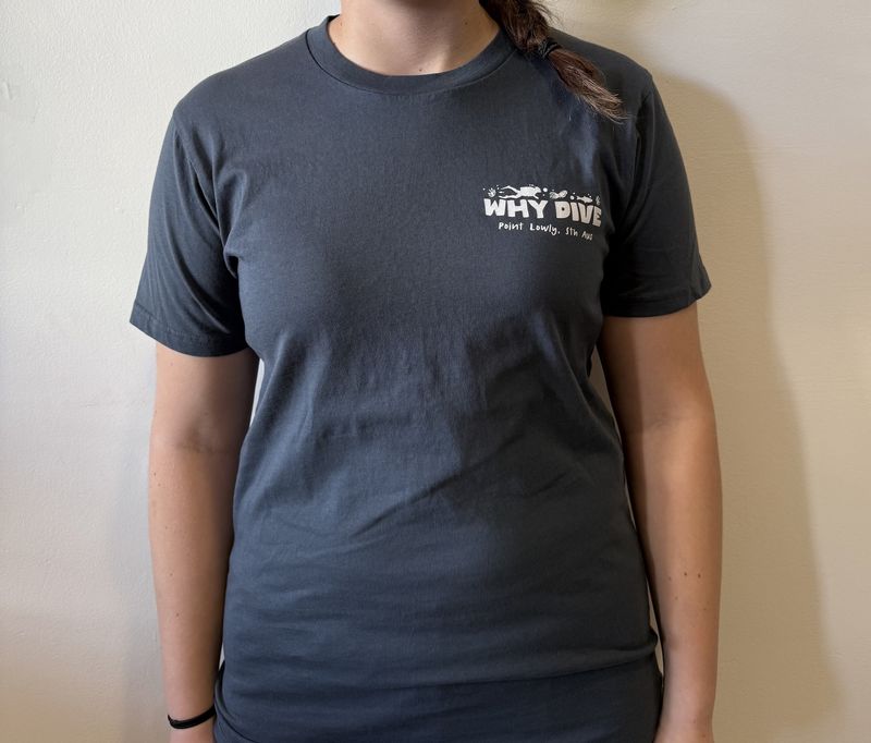 Why Dive Why Not T-Shirt - Navy Blue