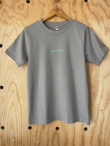 Mandala Tee Grey w/Blue/Green