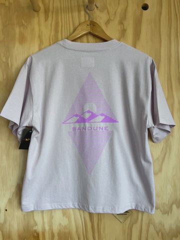 Mid Rise Tee w/ Pink Logo, Size: XS