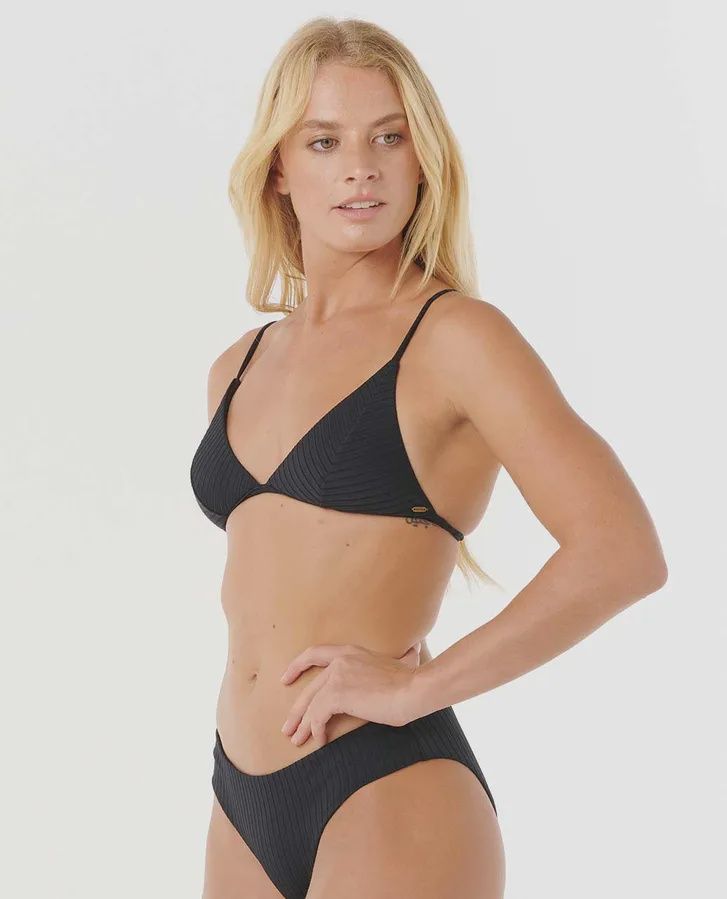 Premium Surf Banded Fixed Triangle Bikini Top