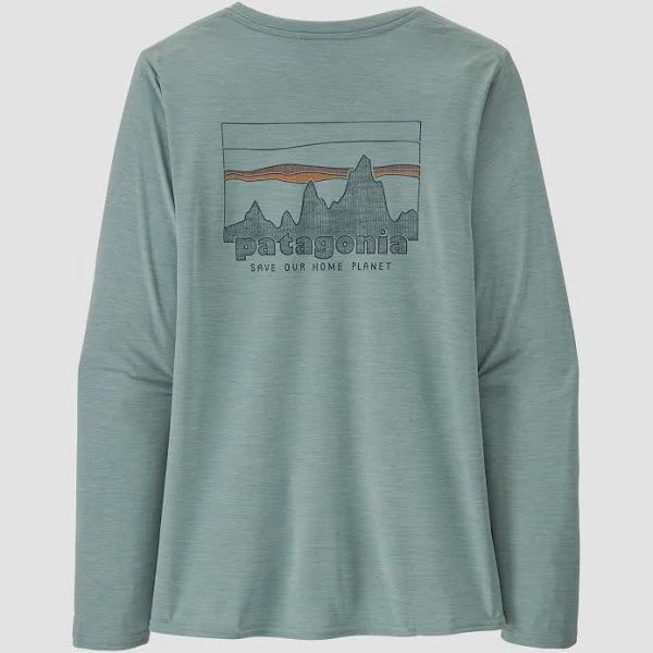 Patagonia Women's Long-Sleeved Capilene Cool Daily Graphic Shirt