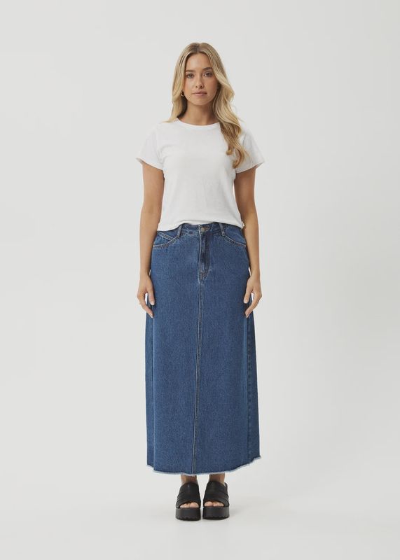 Chichi Denim Midi Skirt