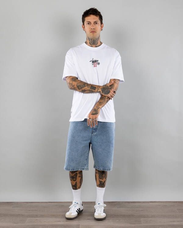 FOR THE CREW TEE, Colour: WHITE, Size: S