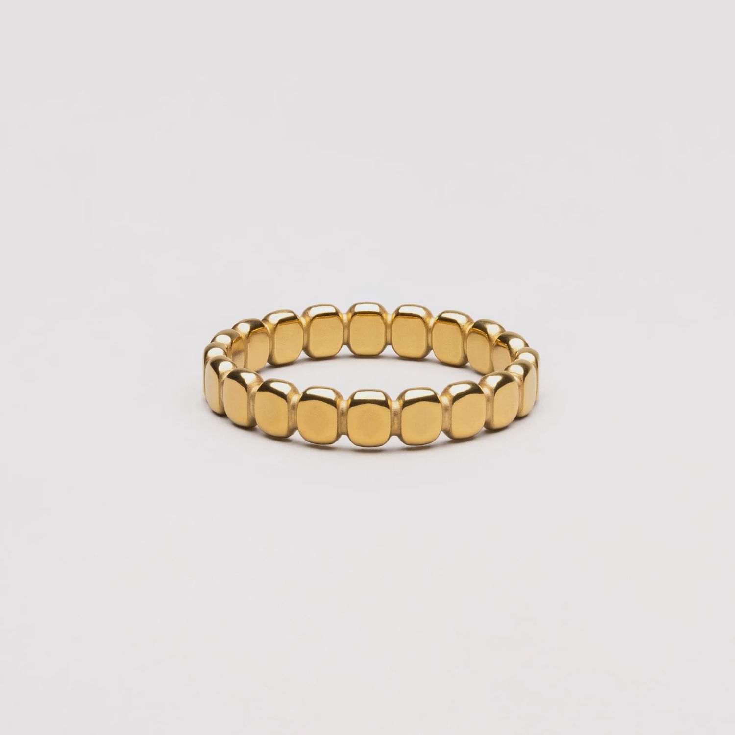 Beaded Ring/Size 7 (E), Colour: Gold