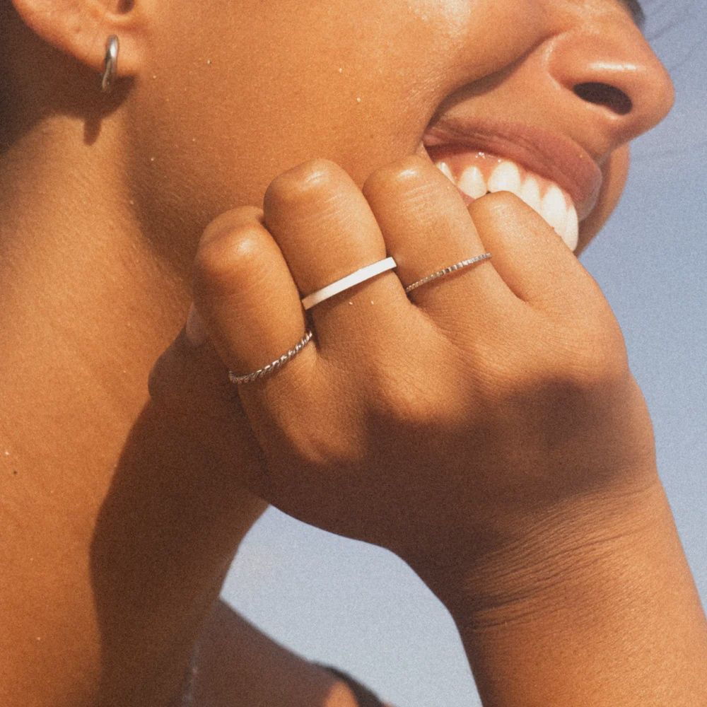 HALO RING, Colour: Gold, Size: Size 8