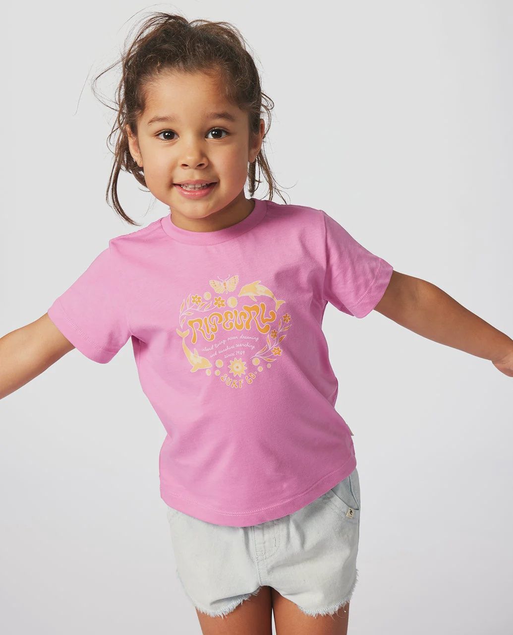 Rainbow Logo Tee, Size: 1-2