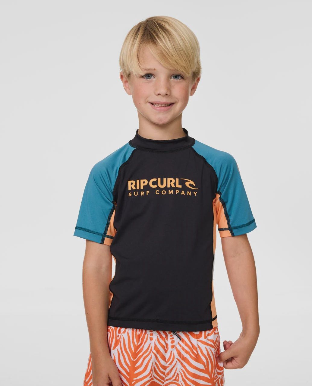 Shock UPF Short Sleeve Rash Vest, Size: 1-2