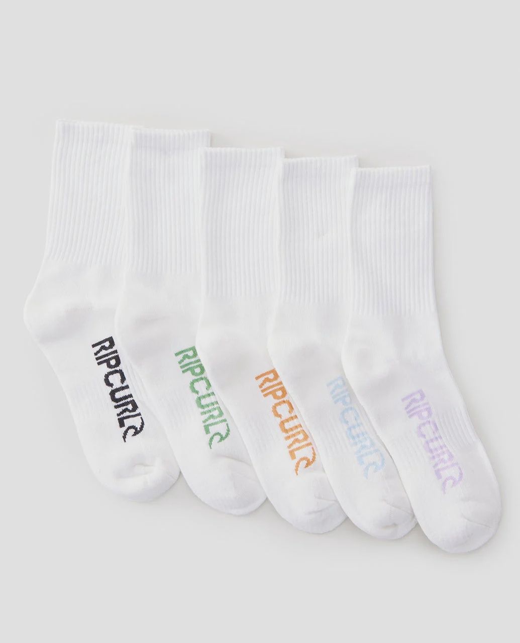 School Crew Sock - 5 Pack Boy&#39;s - White