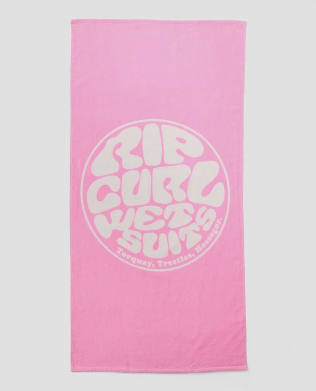 Graphic Standard Towel - Pastel Pink