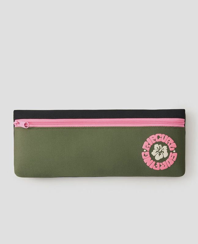 Long Pencil Case - Sea Spray Green