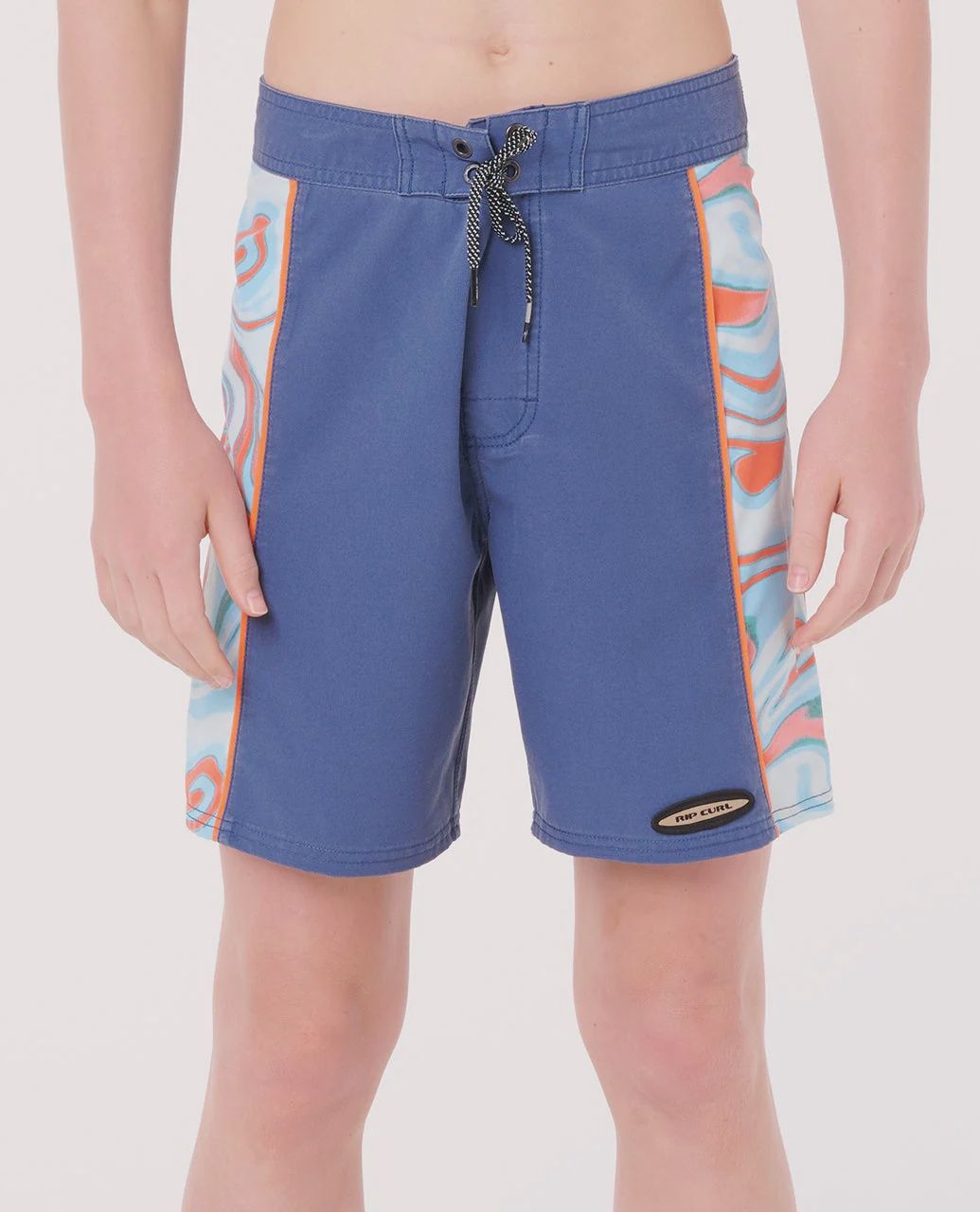 Island Paradiso Mirage Boardshort - Boys - Light Navy, Size: 8