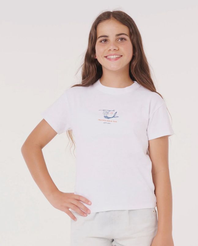 Shore Break Relaxed Tee - Girl