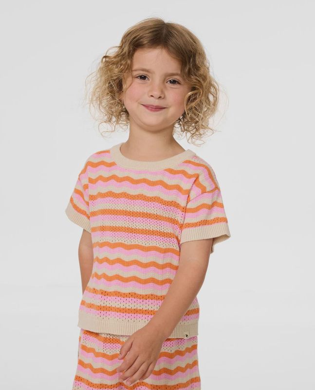 Sunset Stripe Tee - Girls (1-8 years)