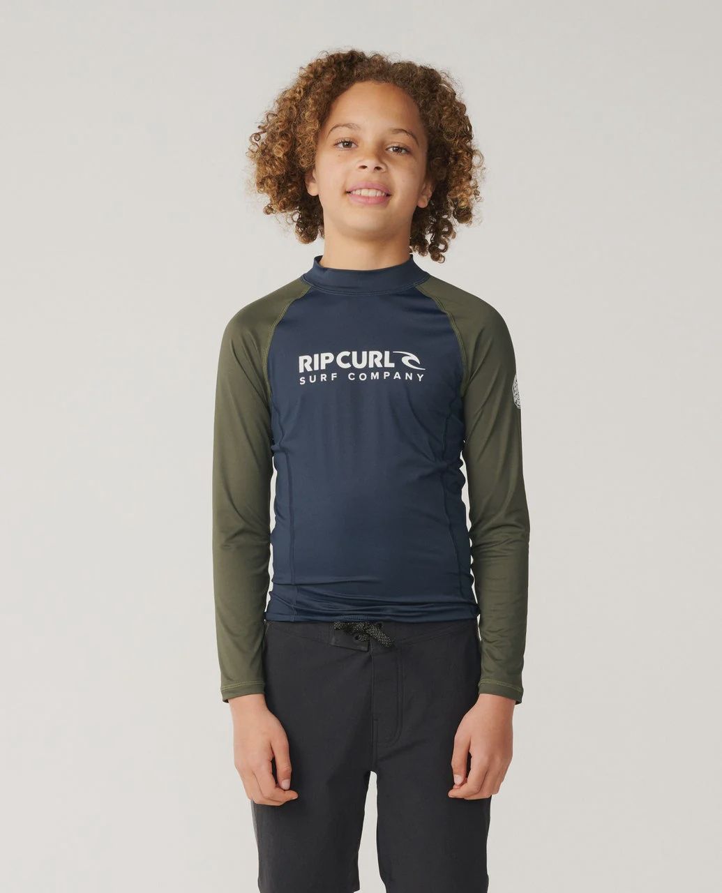 Shock UPF Long Sleeve Rash Vest  - Dark Olive